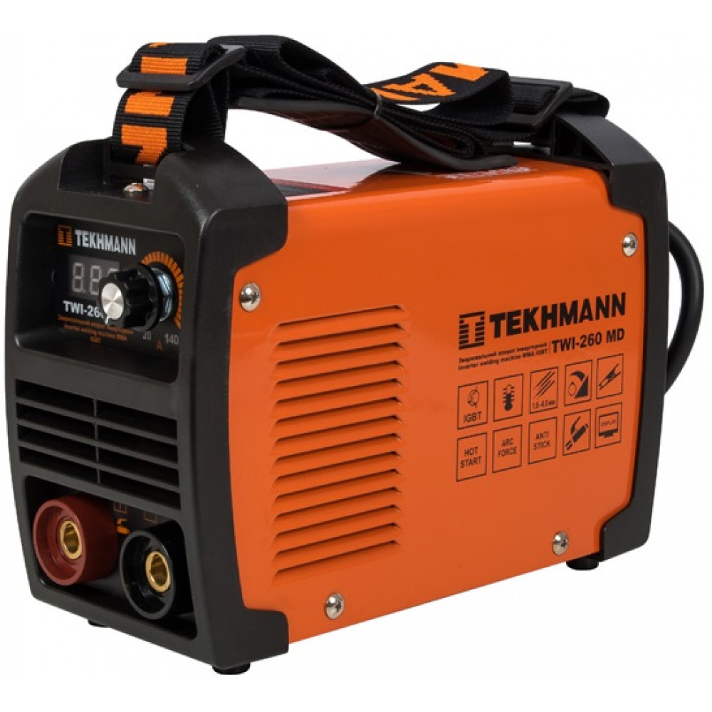 Зварювальний апарат інверторний Tekhmann TWI-260 MD 140А 5.2кВт 170-270В 4кг