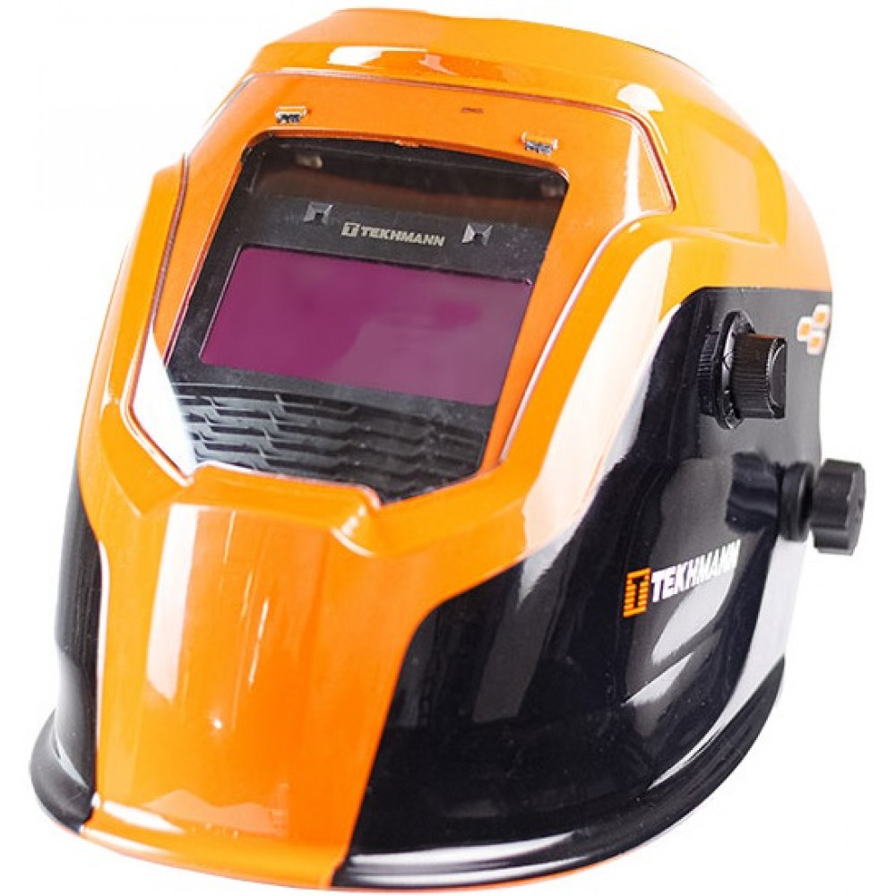 Маска зварювальника хамелеон Tekhmann WH-500Т 1/25000сек вікно 92х42мм до 16 DIN фотоелектрична панель 0.48кг