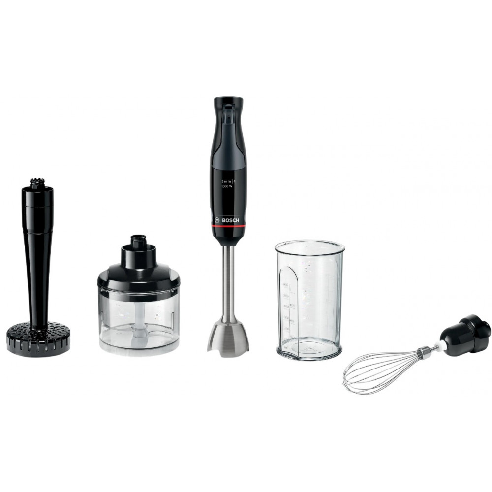 Блендер Bosch заглибний 1000Вт, 4в1, чорний