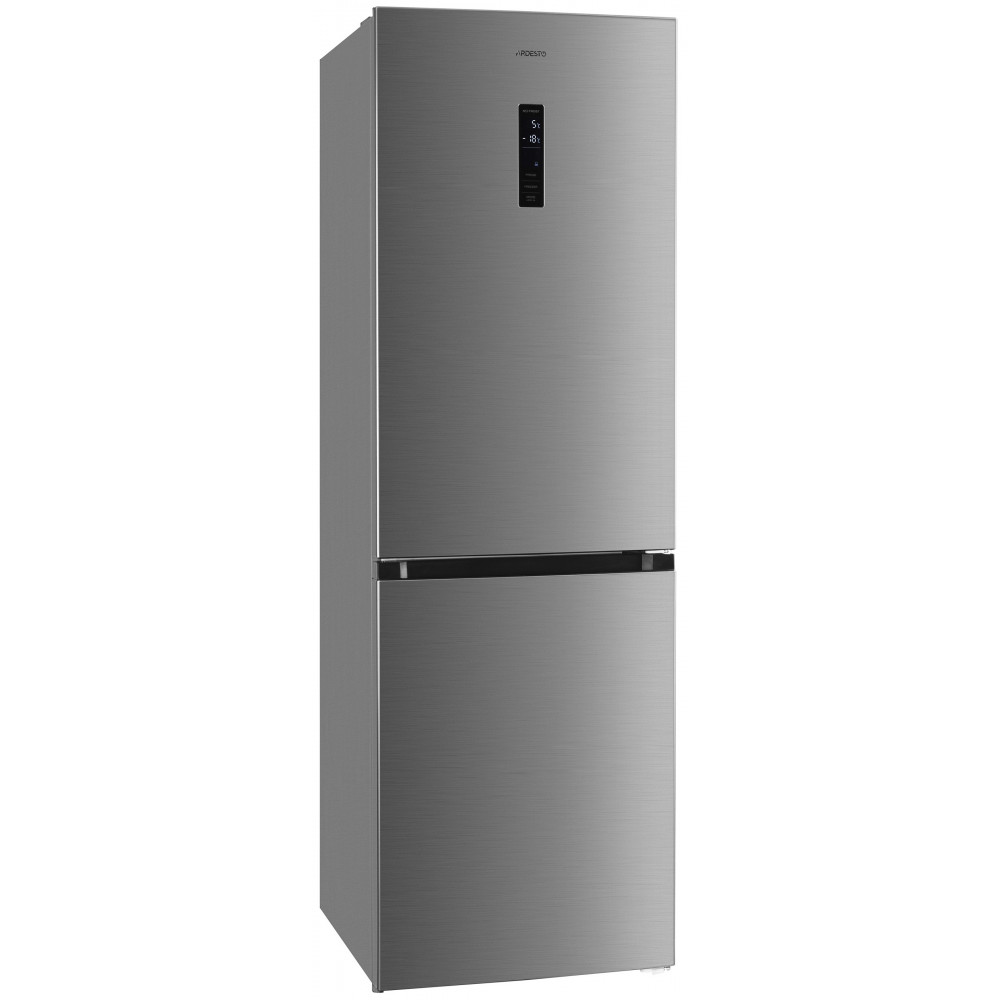 Холодильник ARDESTO з нижн. мороз., 184x60х66.5, холод.відд.-218л, мороз.відд.-97л, 2дв., А+, NF, зона св-ті, нерж