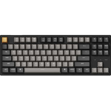 Клавіатура механічна Keychron C1 Pro 87Key, K pro Red, USB-A, QMK/VIA, Hot-swap, EN/UKR, RGB, чорний