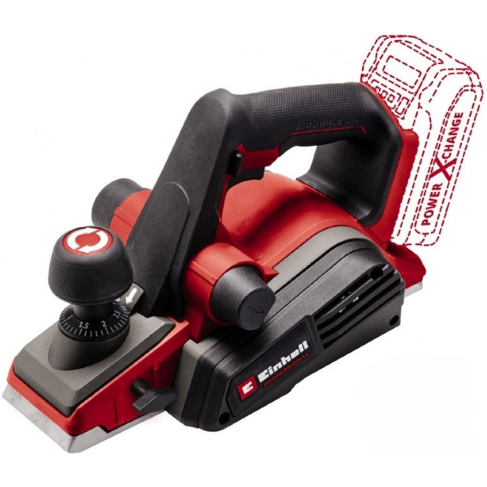Рубанок акумуляторний Einhell Professional Einhell Professional TP-PL 18/3 Li BL - Solo PXC 18В 82мм до 2мм 2.63кг без АКБ та ЗП