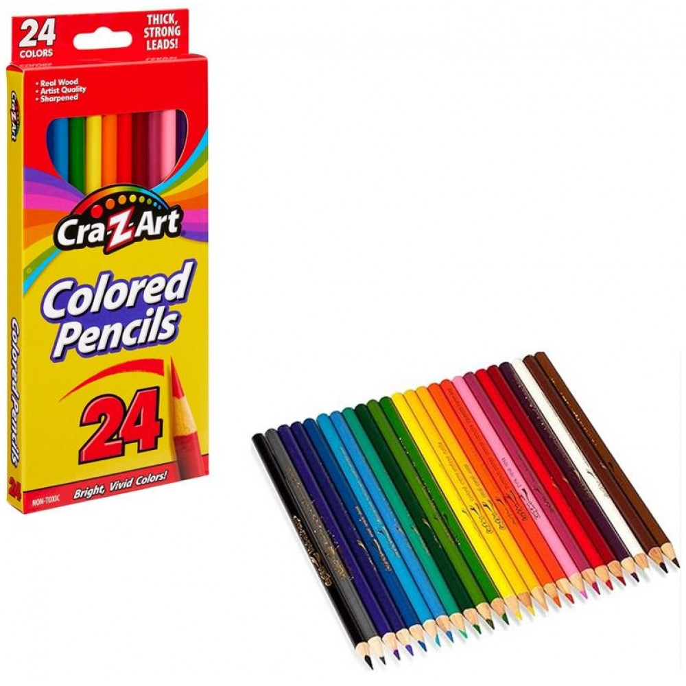 Кольорові олівці Cra-Z-Art 24шт