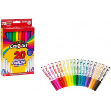 Маркери легкозмивні Cra-Z-Art тонкі кінчики, 20шт