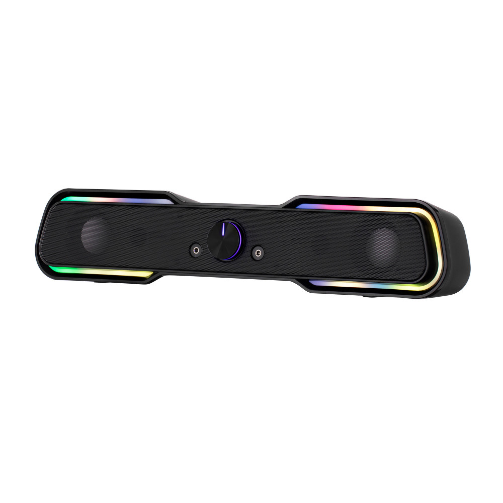 Акустична система (саундбар) 2E PCS101 RGB, 2.0, USB, Black