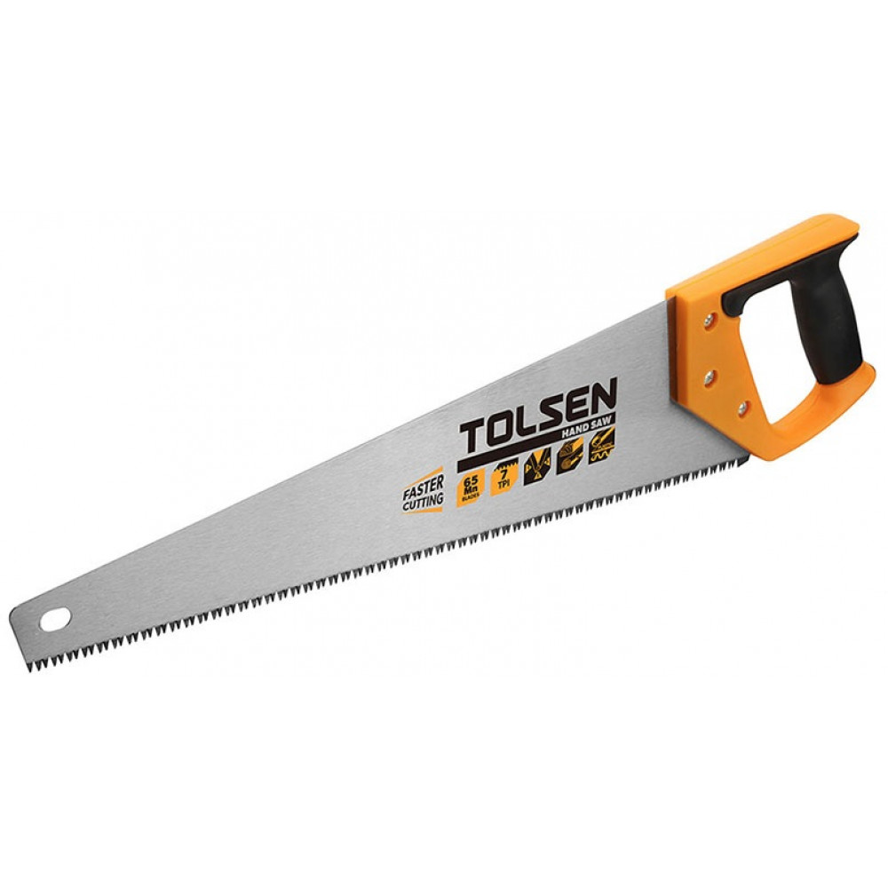 Ножівка по дереву Tolsen, 450мм, 7TPI