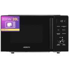 Мікрохвильова піч ARDESTO, 20л, електр.керув., 800Вт, гриль, дисплей, відкр.ручкою, чорний