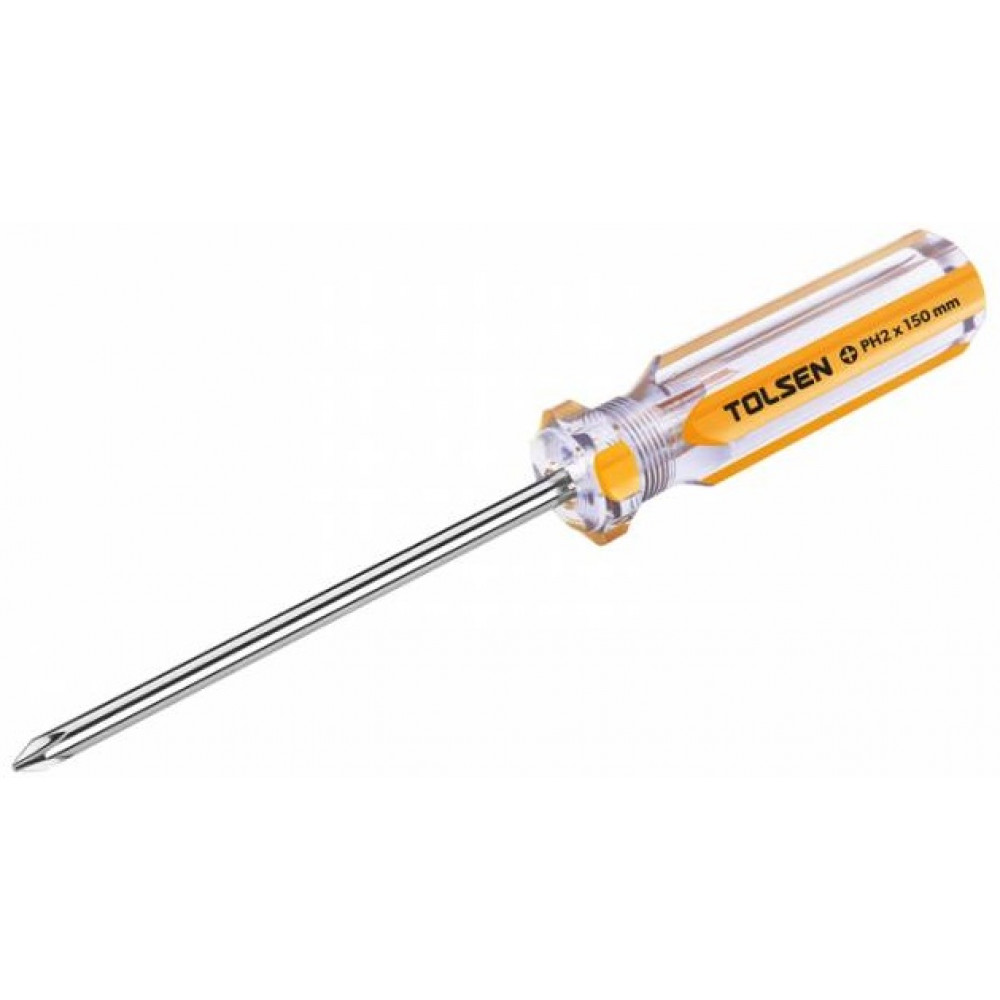 Викрутка Tolsen хрестова, PH0x175мм, сталь CrV