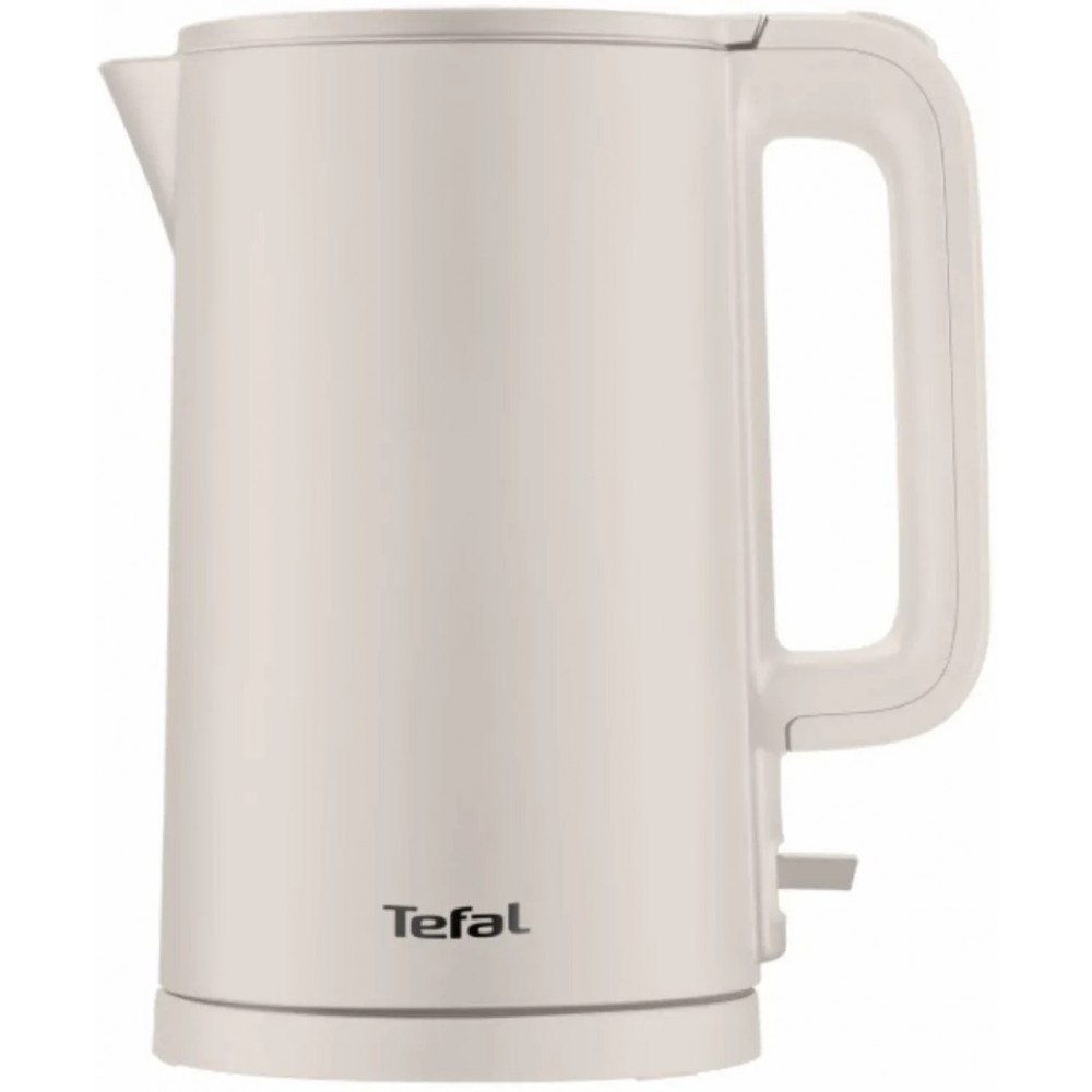 Електрочайник Tefal Thermo Protect, 1.5л, пластик, нержавіюча сталь, бежевий