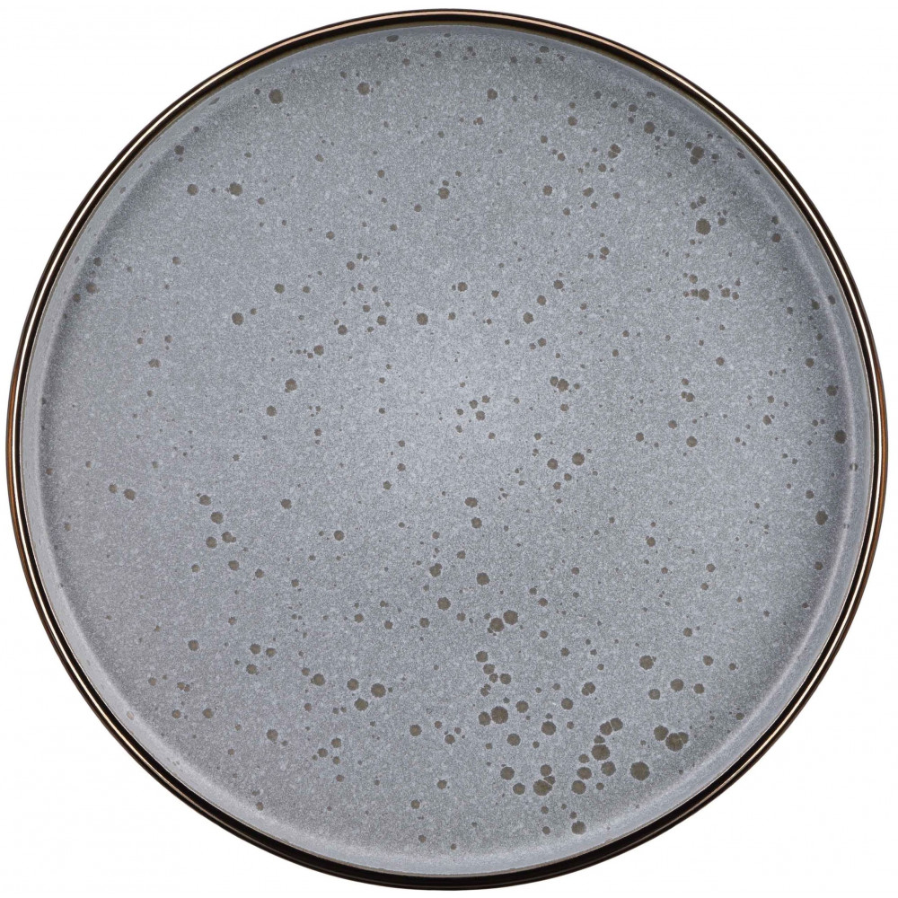 Тарілка обідня Ardesto Fasano, 26см, кераміка, сірий