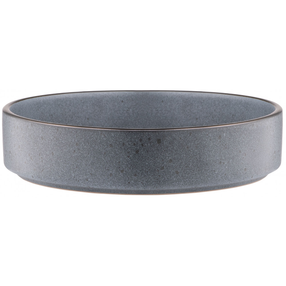 Тарілка супова Ardesto Fasano, 850мл, 20см, кераміка, сірий темний