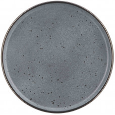 Тарілка обідня Ardesto Fasano, 26см, кераміка, сірий темний
