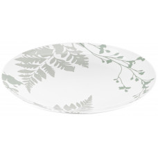 Тарілка десертна Ardesto Capri, 19.2см, порцеляна, біло-зелений