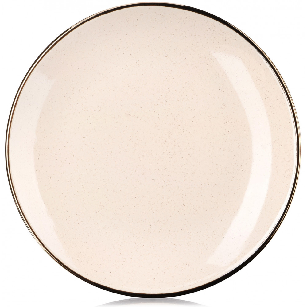 Тарілка обідня Ardesto Emilia, 27.5см, кераміка, бежевий