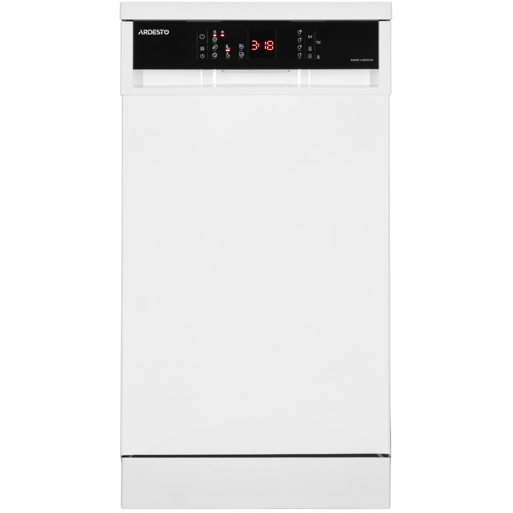 Посудомийна машина ARDESTO, 10компл., А++, 45см, дисплей, обробка парою, білий