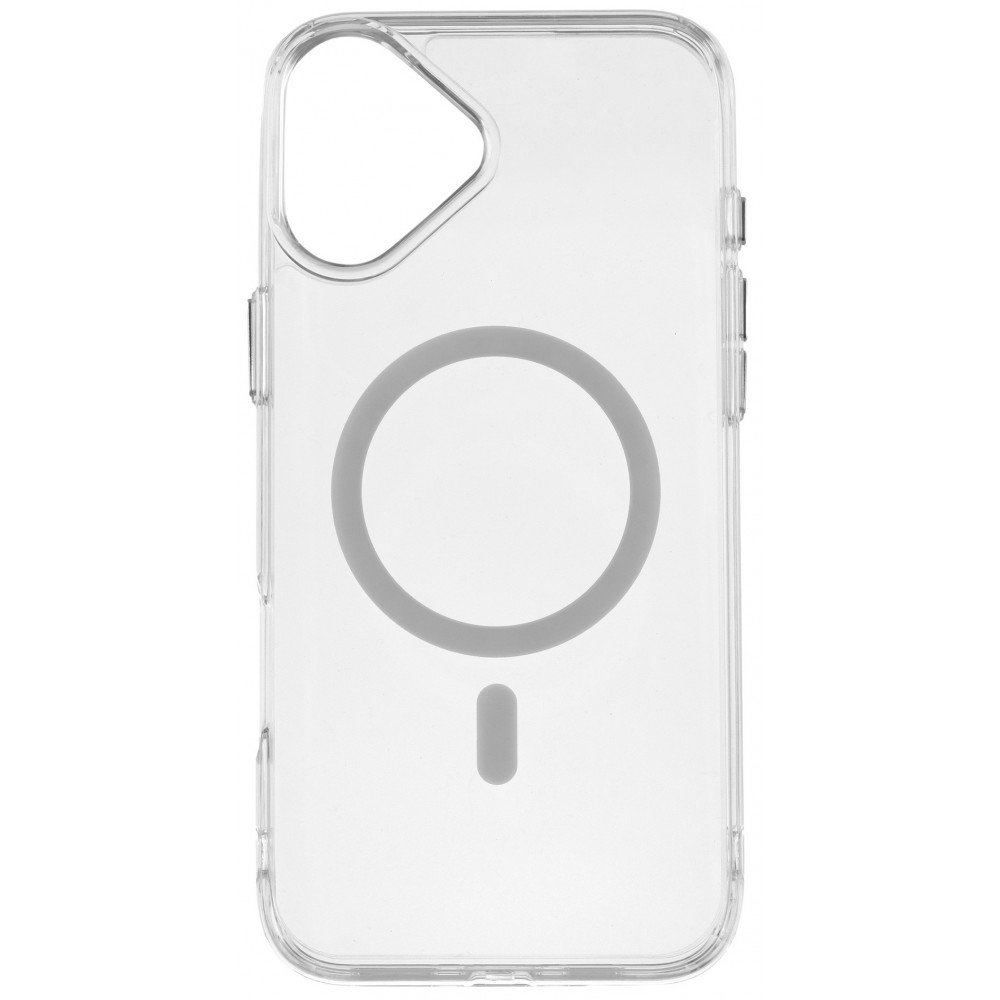 Чохол 2Е Basic для  iPhone 16 Plus, Transparent MagSafe Cover, прозорий