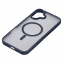 Чохол 2Е Basic для iPhone 16 Plus, Soft Touch MagSafe Cover, синій темний Чохол 2Е Basic для iPhone 16 Plus, Soft Touch MagSafe Cover, синій темний