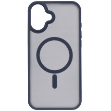 Чохол 2Е Basic для  iPhone 16 Plus, Soft Touch MagSafe Cover, синій темний