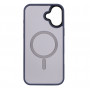 Чохол 2Е Basic для iPhone 16 Plus, Soft Touch MagSafe Cover, синій світлий Чохол 2Е Basic для iPhone 16 Plus, Soft Touch MagSafe Cover, синій світлий
