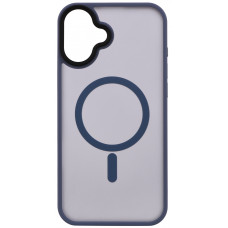Чохол 2Е Basic для  iPhone 16 Plus, Soft Touch MagSafe Cover, синій світлий
