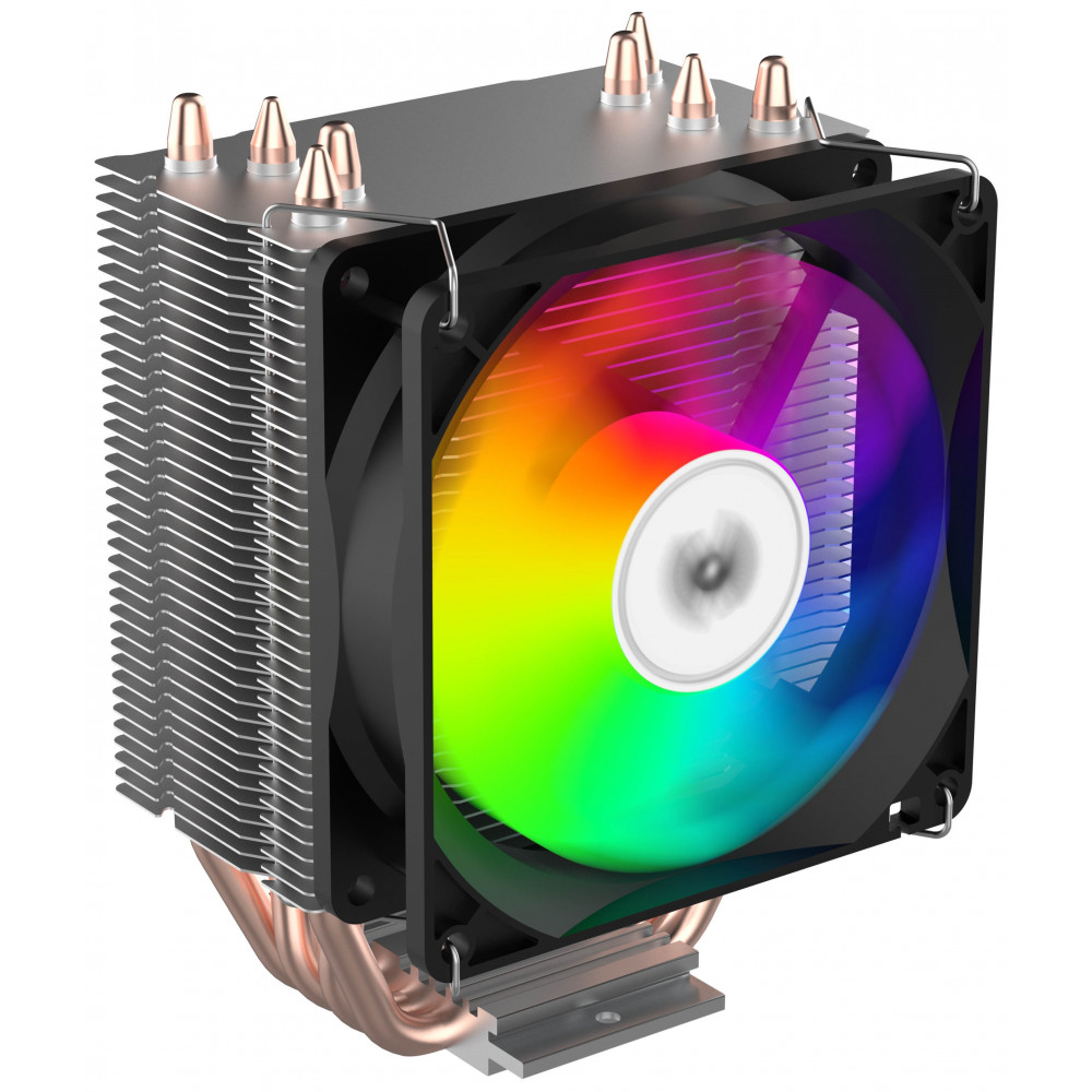 Процесорний кулер  2E GAMING Air Cool AC90D4-ARGB, LGA1851, 1700, 1200, 1366, 115x, AM5, AM4, AM3, AM3+, 4pin PWM, TDP 130W