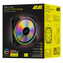 Процесорний кулер 2E GAMING Air Cool AC120T4-ARGB, LGA1851, 1700, 1200, 115x, 1366, AM5, AM4, AM3, AM3+, 4pin PWM, 3pin +5VARGB, TDP 130W