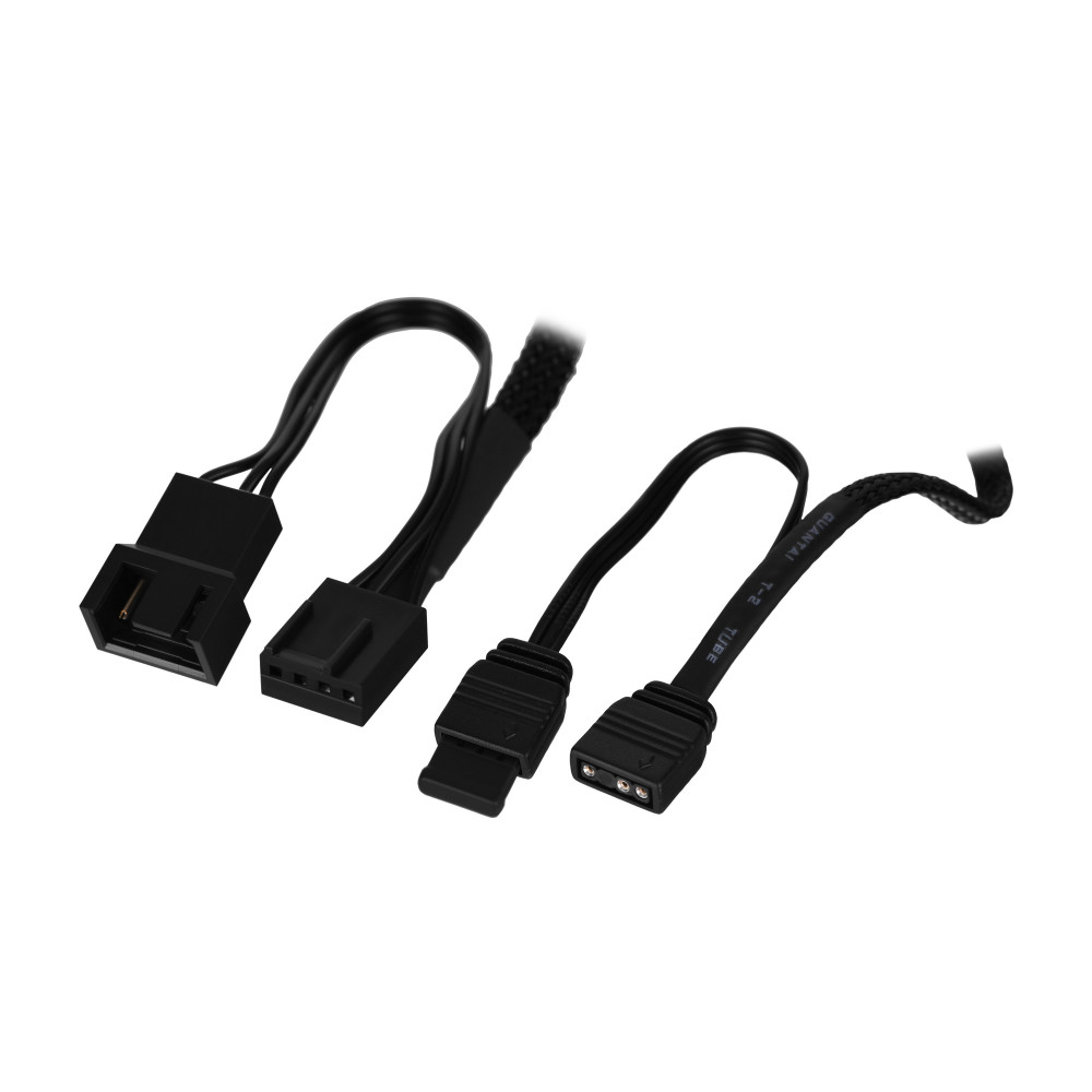 Корпусні вентилятори 2E GAMING Air Cool Magic Mirror ACF120MB-ARGB, 3x120мм, 2000rpm, 4pin PWM +5VARGB, 20.5dBa, чорний