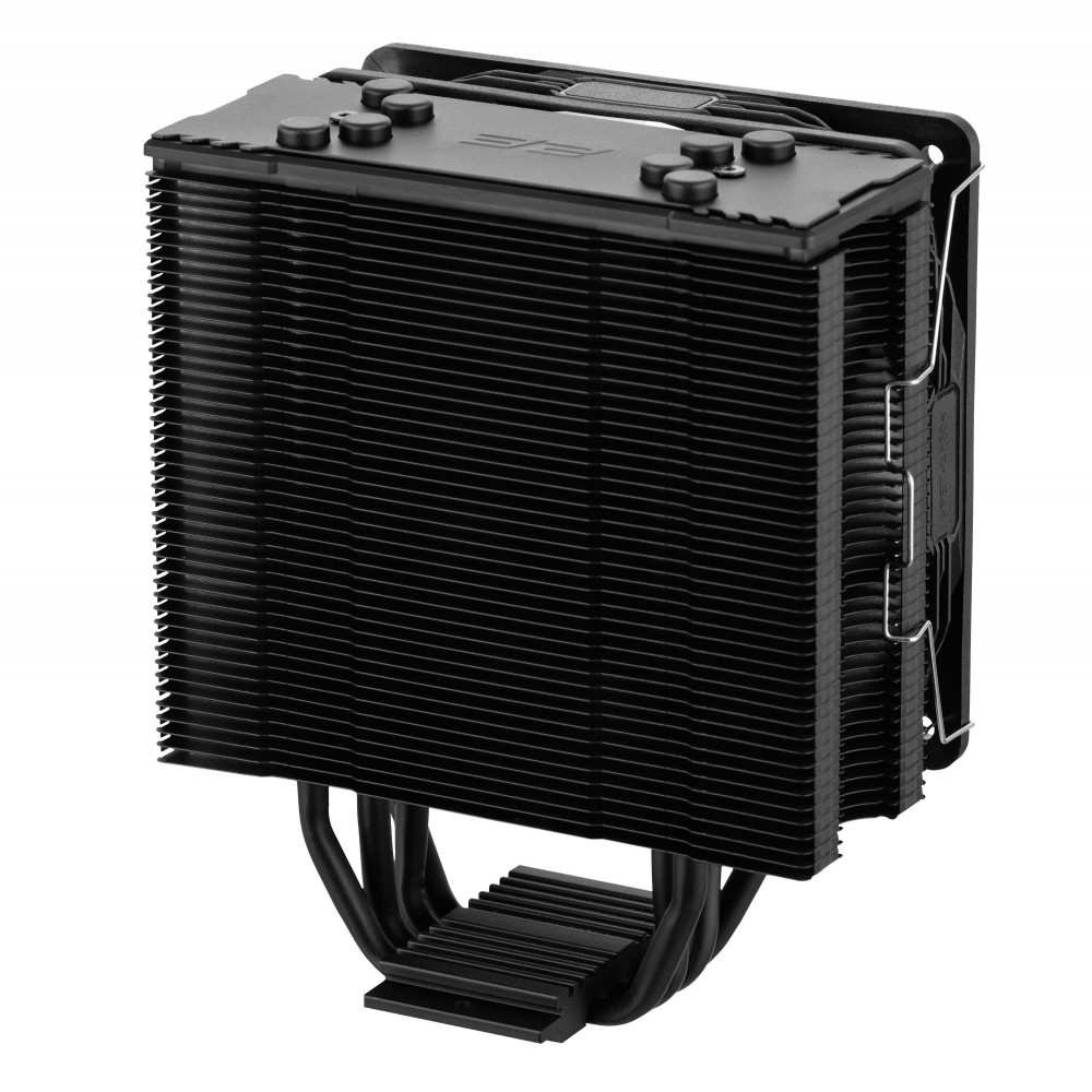 Процесорний кулер 2E GAMING Air Cool ACN120B-ARGB, LGA1851, 1700, 1200, 115x, 1366, AM5, AM4, AM3, AM3+, 4pin PWM, 3pin +5VARGB, TDP 180W