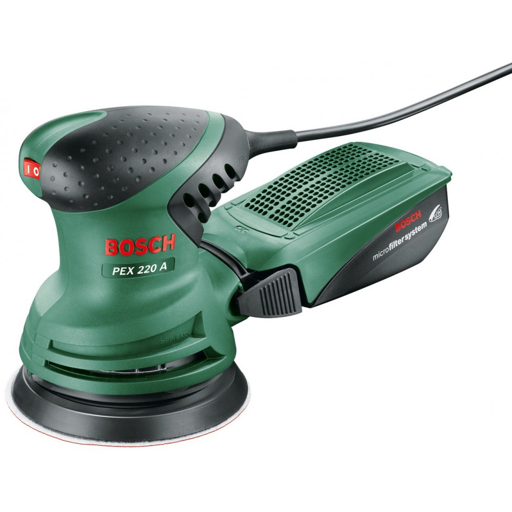 Шліфмашина ексцентрикова Bosch PEX 220 A 200Вт 125мм 24000об/хв 1.2кг