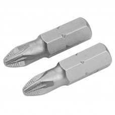 Біти Tolsen, набір 2шт, PH3х25мм, сталь S2 Біти Tolsen, набір 2шт, PH3х25мм, сталь S2