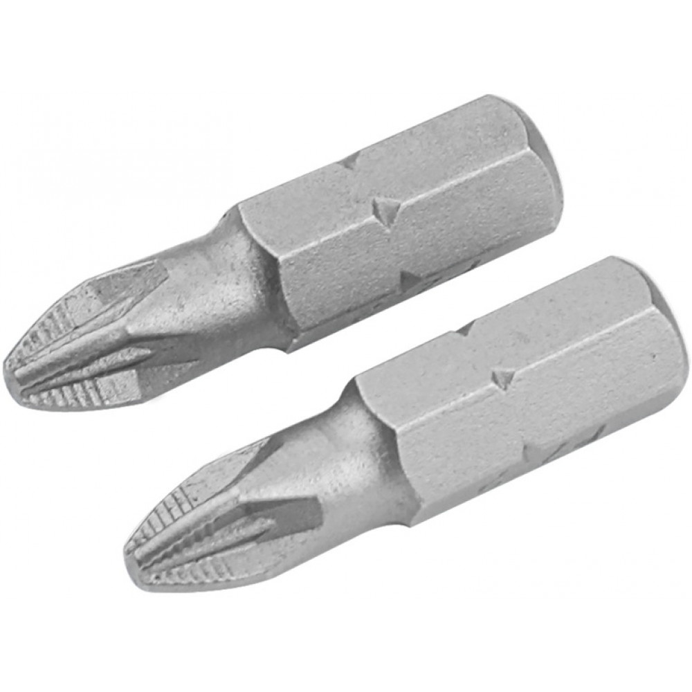 Біти Tolsen, набір 2шт, PZ2х25мм, сталь S2