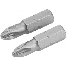 Біти Tolsen, набір 2шт, PZ3х25мм, сталь S2 Біти Tolsen, набір 2шт, PZ3х25мм, сталь S2