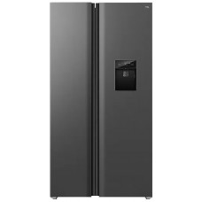 Холодильник TCL SBS, 177х92х74см, холод.відд.-396л, мороз.відд.-192л, 2дв., A++, NF, інв., диспл зовн., зона св-ті, диспенсер, нерж