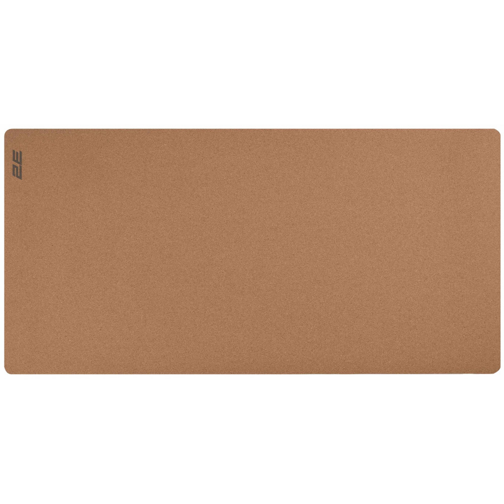 Килимок для миші 2E CORK, L(800x400x2мм), коричневий