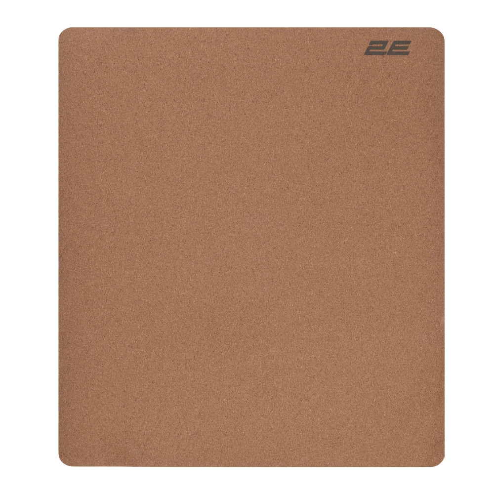 Килимок для миші 2E CORK, M(450x400x2мм), коричневий