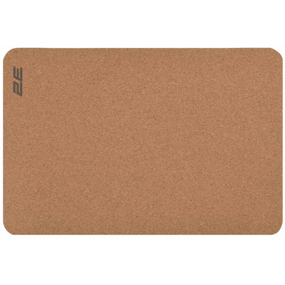 Килимок для миші 2E CORK, S(300x200x2мм), коричневий