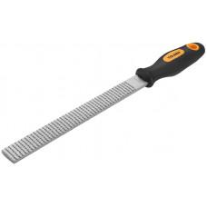 Напилок по металу та дереву Tolsen, плоский, двокомпонентне руків'я, 6.5х20.2х200мм