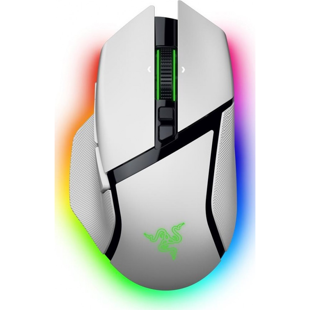 Миша Razer Basilisk V3 Pro 35K, RGB, USB-A/WL/BT, білий