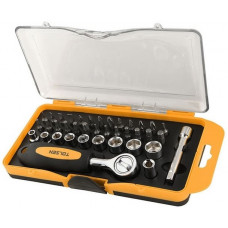 Набір торцевих головок та біт Tolsen, 1/4