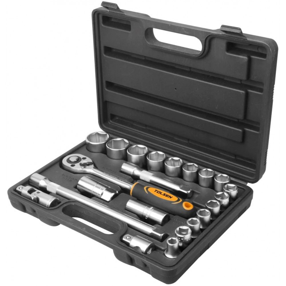 Набір інструментів Tolsen, набір торцевих головок 1/2