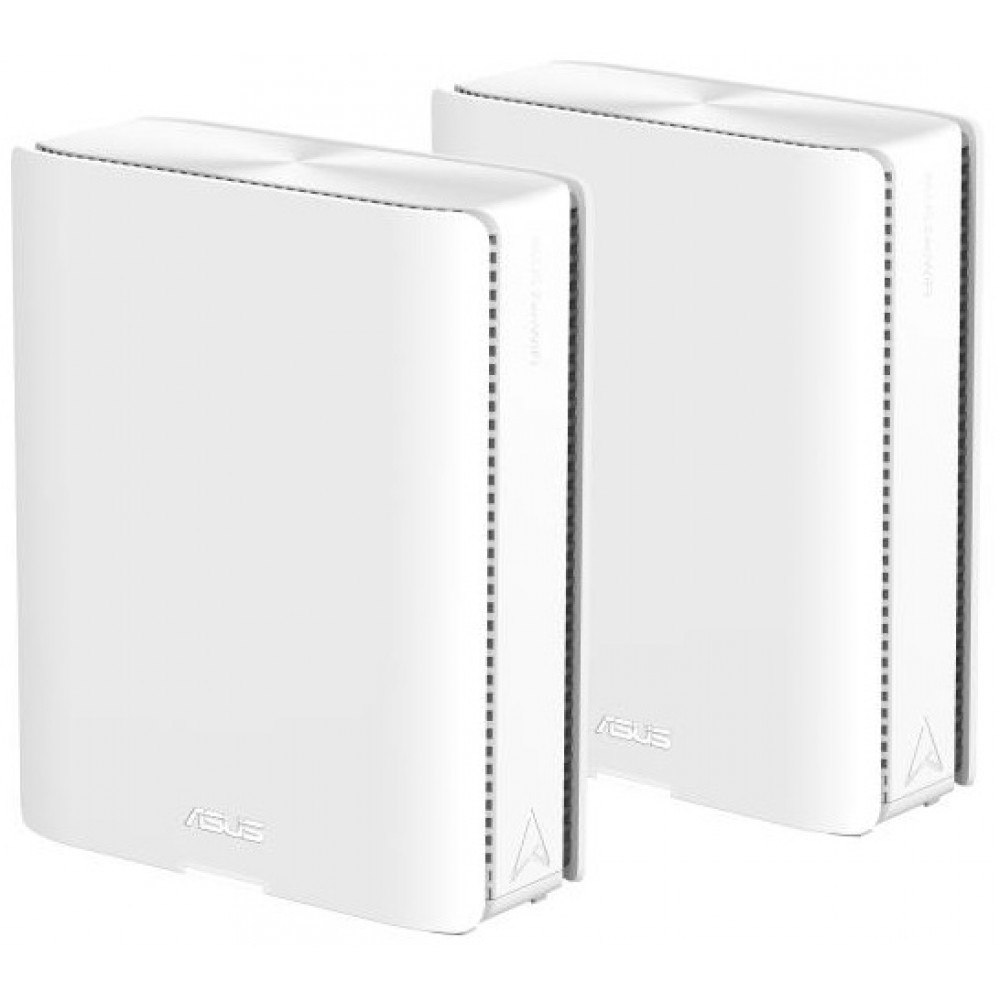 Система WiFi-Mesh ASUS ZenWiFi BQ16 BE25000, 2xGE LAN, 1xGE WAN/LAN, 1x10GE LAN, 1x10GE WAN/LAN 1xUSB 3.0, 2мод, білий
