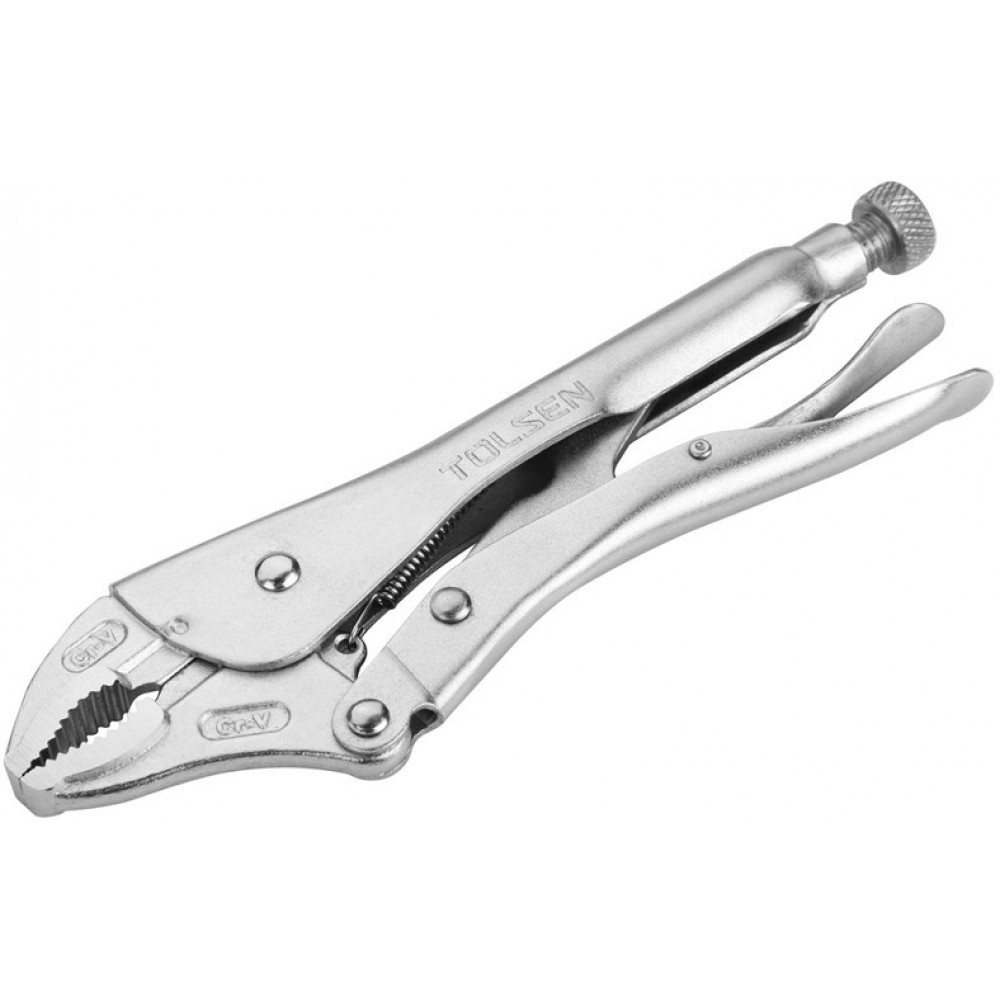 Кліщі затискні Tolsen Профі, 0-50мм, храповий механізм, 255мм