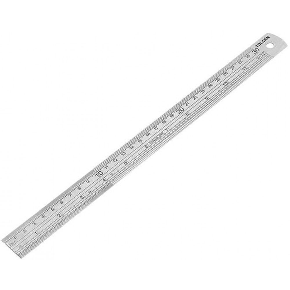 Лінійка Tolsen, нержавіюча сталь, 100мм