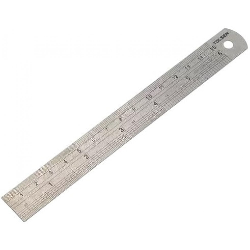 Лінійка Tolsen, нержавіюча сталь, 150мм