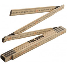 Лінійка Tolsen, складна, дерев'яна 2000мм