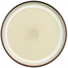 Тарілка десертна Ardesto Bolzano, 20.3см, кераміка, чорно-зелений