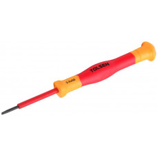 Викрутка Tolsen Premium плоска, прецизійна, діелектрична, 2.5х0.4х50мм Викрутка Tolsen Premium плоска, прецизійна, діелектрична, 2.5х0.4х50мм