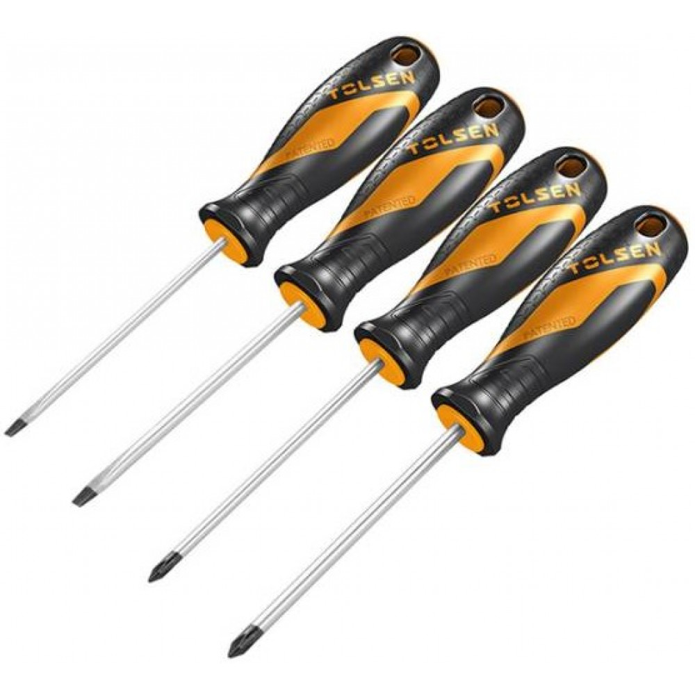 Викрутки Tolsen набір 4шт, SL,PH, 110мм
