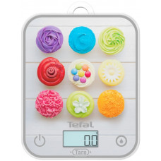 Ваги Tefal кухонні Optiss Cake Pops, 5кг, AAAx2 в комплекті, скло, різнокольорові Ваги Tefal кухонні Optiss Cake Pops, 5кг, AAAx2 в комплекті, скло, різнокольорові