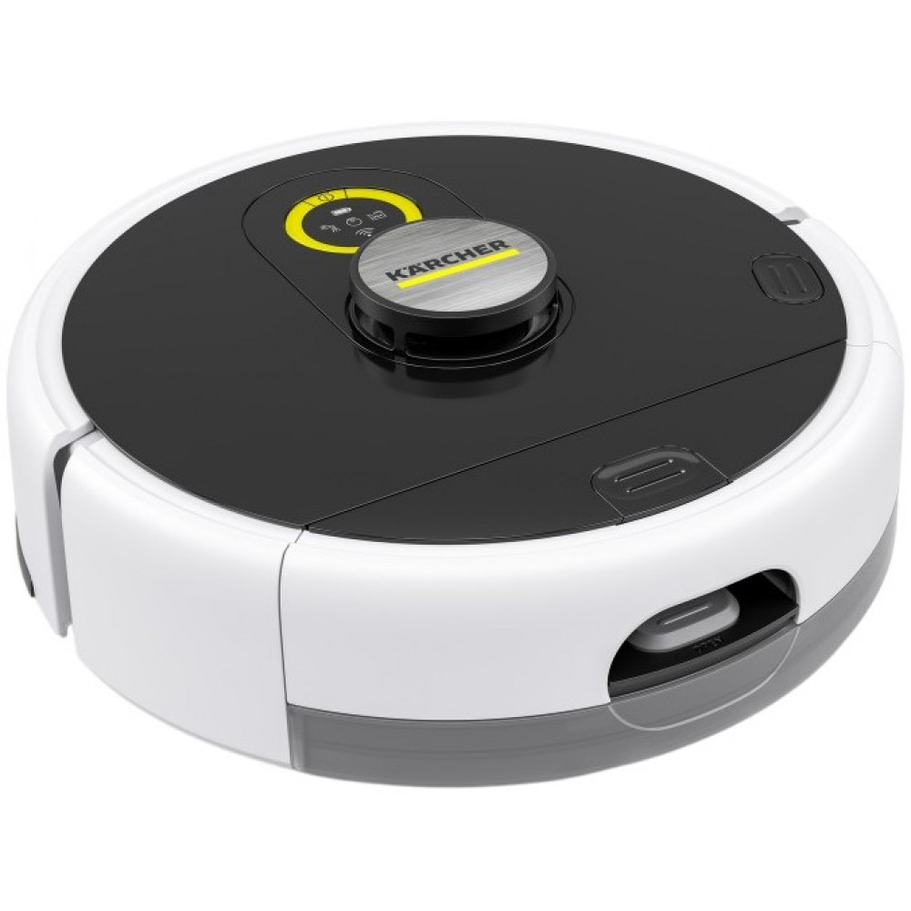 Робот-пилосос Karcher RCF 3, h=12см, вологе прибирання, конт пил -0.115л, вода -0.43л, автон. робота до 120хв, білий